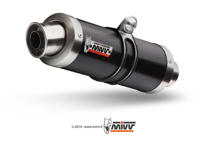 Escape aprovado pela Mivv GP em aço preto para HONDA CB 500 F 13-15 | CB 500 X 13-15 | CBR 500 R 13-15