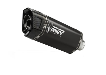 Escape aprovado Mivv SR-1 em aço preto para HONDA CB 750 HORNET 23-25 