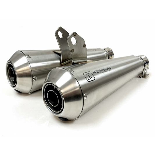 Escape IXIL OVC11SS no homologado en acero inox. para TRIUMPH STREET TWIN 900 16-22 | STREET CUP 17-23