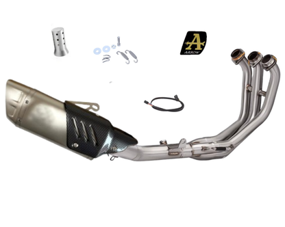 Línea Completa Artesanal Yamaha MT-09/ R9/ Tracer 9/ XSR900 (2021-2026) Acero Inoxidable
