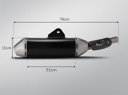 Slip-On Final Section for Yamaha Tenere 700 (2019-2026) Stainless Steel