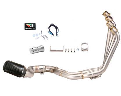 Gama completa de peças artesanais em aço inoxidável para Honda CB650R/ CBR650R (2019-2026).