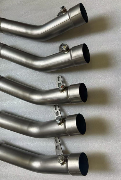 Handcrafted Catalytic Converter Delete Kawasaki ZX-6R (2024-2026) Stainless Steel