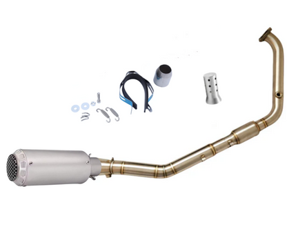 Gama completa de Yamaha MT-125/R125/XSR125 (2019-2025) artesanais em aço inoxidável