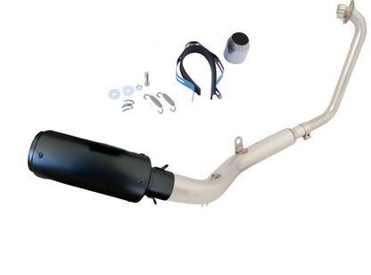 Linha completa artesanal Zontes C125 (2021-2025) Aço inoxidável 