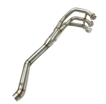 Coletores artesanais em aço inoxidável Yamaha MT09/ Tracer 9/ XSR900 (2014-2020)