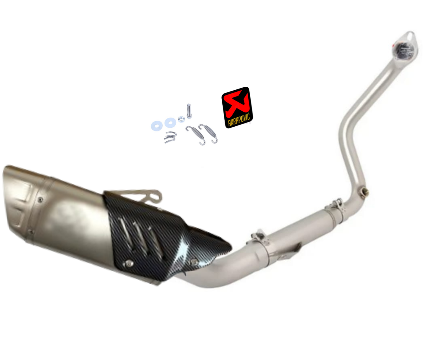 Línea Completa Artesanal Zontes 350R/ 350GK/ 350X (2023-2026) Acero Inoxidable