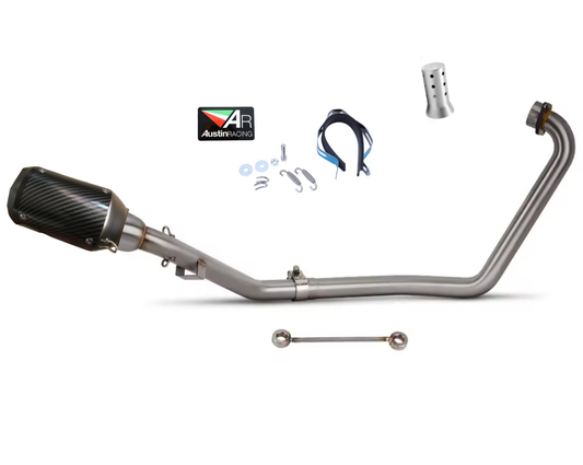 Línea Completa Artesanal Yamaha YBR 125 (2005-2017) Acero Inoxidable