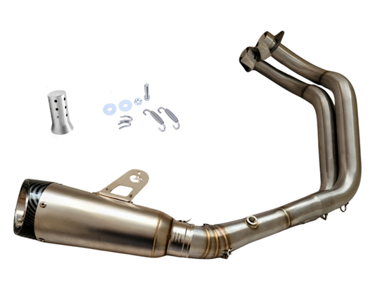 Línea Completa Artesanal Yamaha MT-07/ R7/ Tracer 7/ XSR700 (2014-2026) Acero Inoxidable