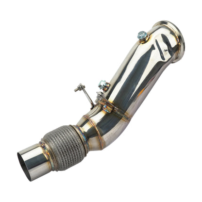 Handmade Downpipe BMW 1/2/3/4/6/7 Series B48 engine F/G chassis without DPF Stainless Steel