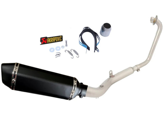 Línea Completa Artesanal Zontes G1/U1/Z2/ZT 125 (2019-2025) Acero Inoxidable