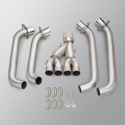 Complete Handcrafted Line for Honda CB650R/ CBR650R (2019-2026) Stainless Steel