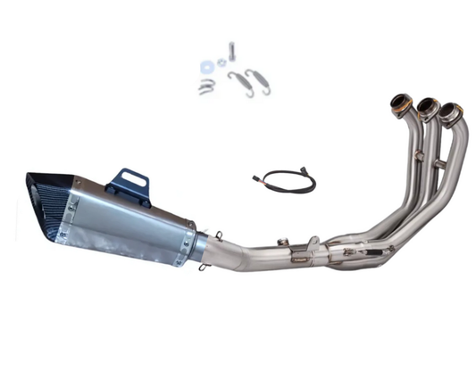 Línea Completa Artesanal Yamaha MT-09/ R9/ Tracer 9/ XSR900 (2021-2026) Acero Inoxidable