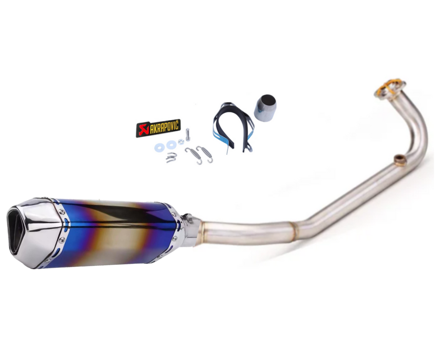 Línea Completa Artesanal Honda Forza 125/ PCX/ SH125 (2021-2026) Acero Inoxidable