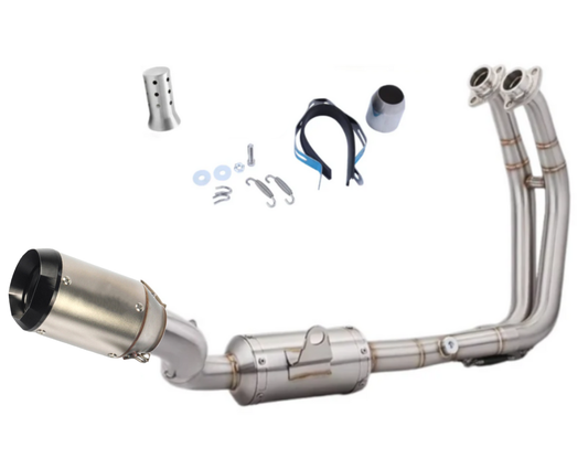 Línea Completa Artesanal Suzuki GSX-8S/ R (2022-2026) Acero Inoxidable