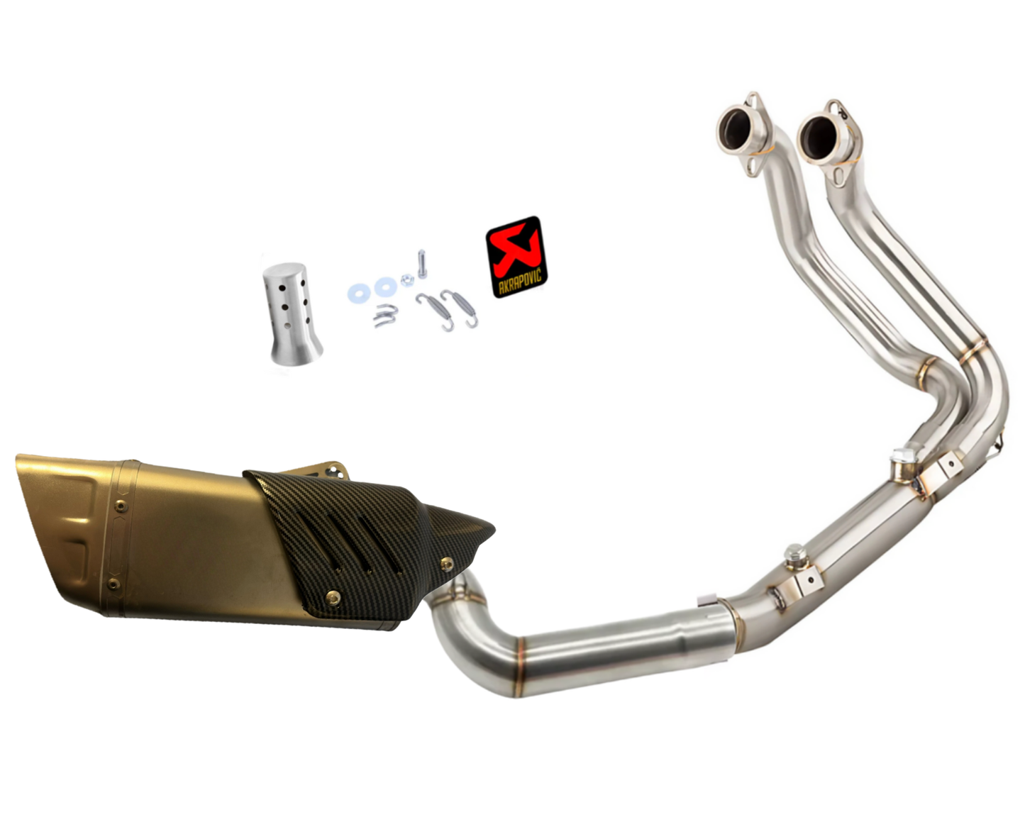 Línea Completa Artesanal BMW F900R/ F900XR (2020-2026) Acero Inoxidable