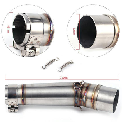 Honda NC 750 (2014-2025) Semi-Coletor de Aço Inoxidável