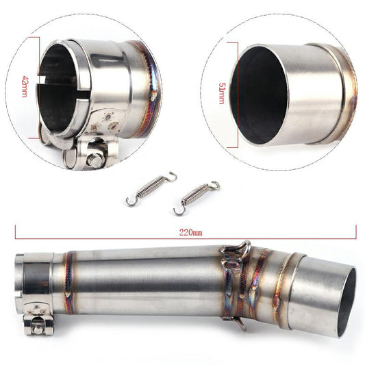 Semicolector Honda NC 750 (2014-2025) Acero Inox