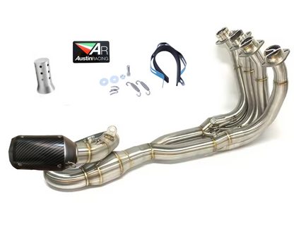 Gama completa de Yamaha XJ6 (2009-2015) artesanal em aço inoxidável