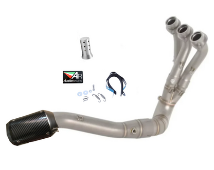 Línea Completa Artesanal Yamaha MT-09/ R9/ Tracer 9/ XSR900 (2021-2026) Acero Inoxidable
