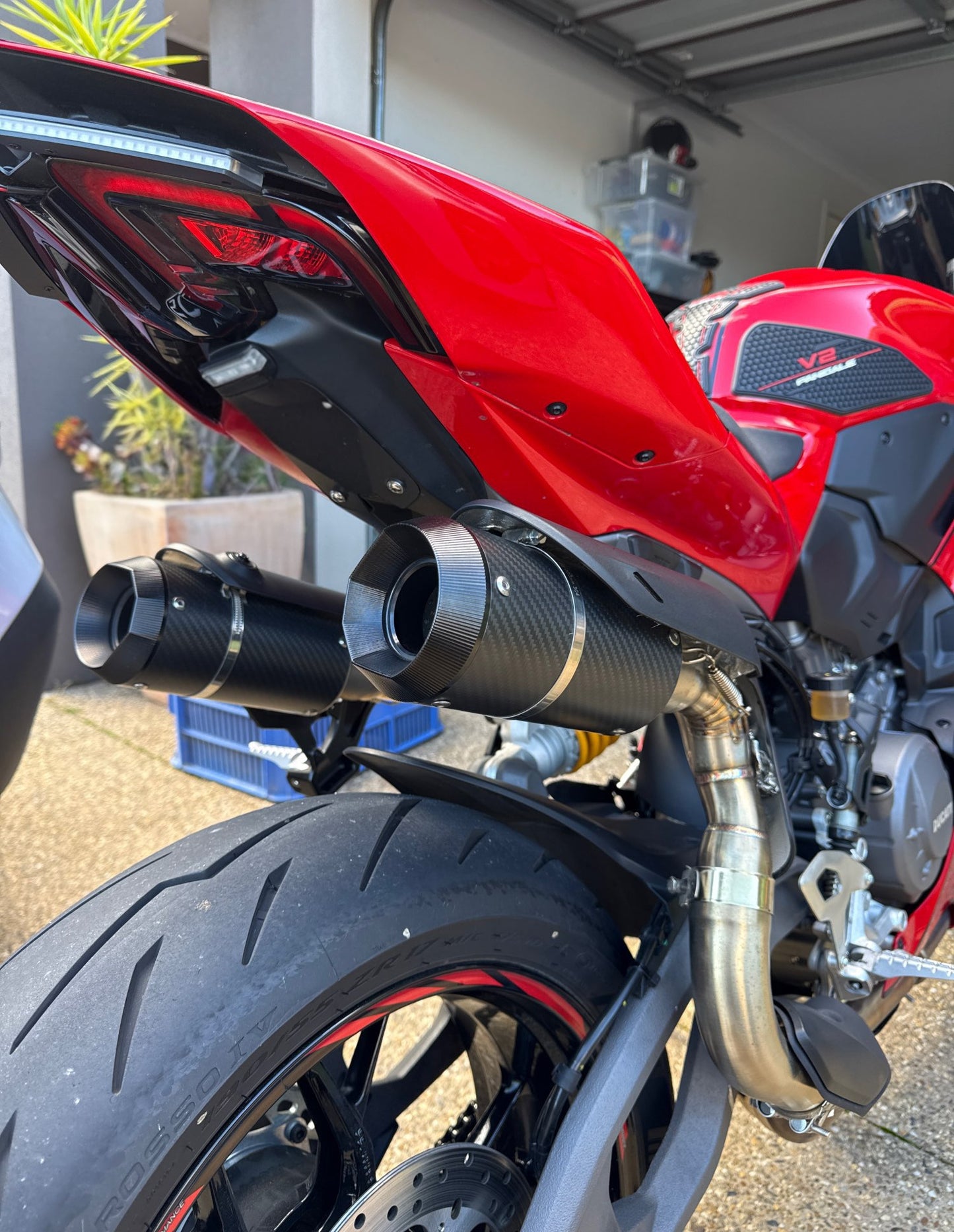 Escape Slip-On Ducati Panigale/ Streetfigther V2 (2025-2026) Acero Inoxidable