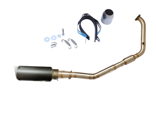 Línea Completa Artesanal Yamaha MT-125/ R125/ XSR125 (2019-2026) Acero Inoxidable