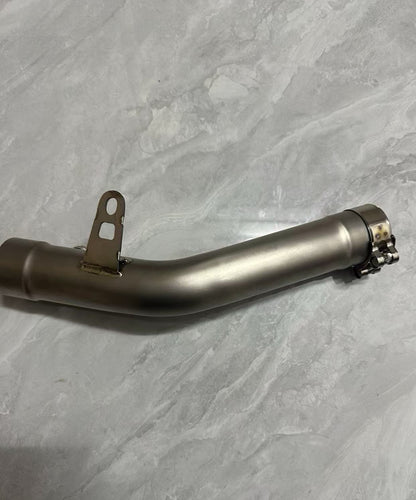 Handcrafted Catalytic Converter Delete Kawasaki ZX-6R (2024-2026) Stainless Steel