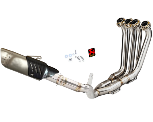 Linha completa de Yamaha R6 artesanal (2006-2020) em aço inoxidável