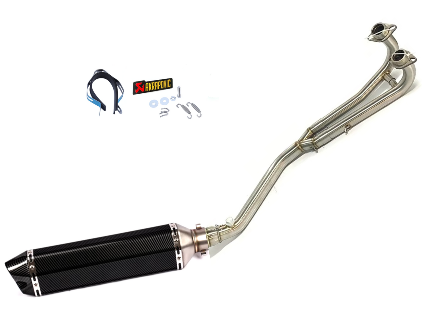Línea Completa Artesanal Yamaha TMAX 500/530 (2008-2015) Acero Inoxidable