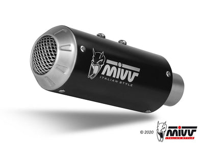 Línea Completa Kawasaki Z900E A2 (2017-2026) MIVV MK3 Acero Negro-Colectores Artesanales