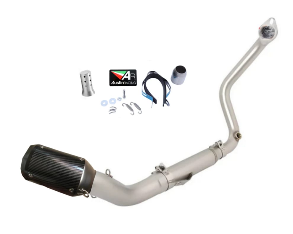 Linha Completa Artesanal Zontes 350R/ 350GK/ 350X (2023-2026) Aço Inoxidável