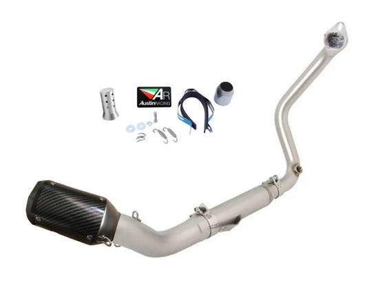 Complete Handmade Exhaust Line Zontes 350R/ 350GK/ 350X (2023-2026) Stainless Steel