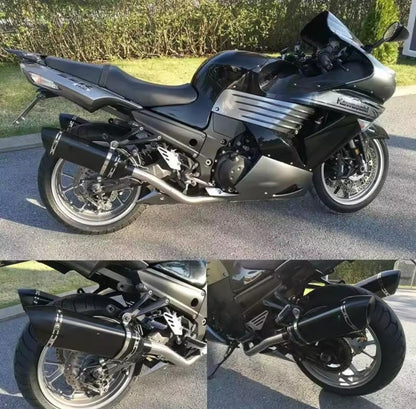 Secção final Slip-On Kawasaki ZZR1400 (2006-2017) Aço inoxidável