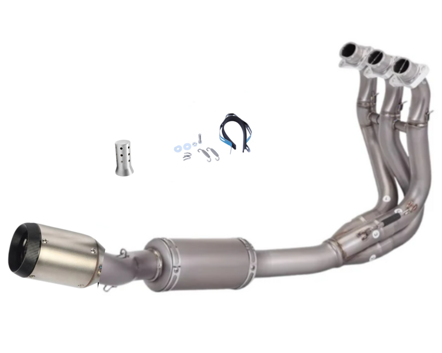 Linha Completa Artesanal Triumph Daytona/Trident 660 (2017-2026) Aço Inoxidável