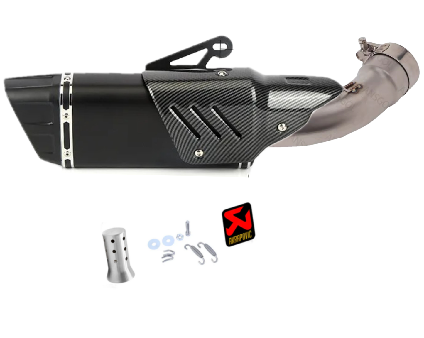 Slip-On Exhaust Section for Kawasaki Z1100 (2025-2026) Stainless Steel