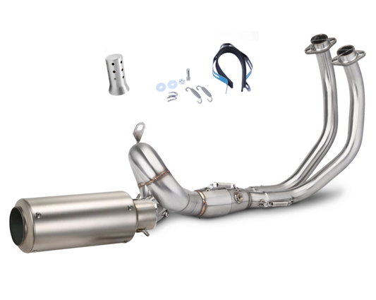 Línea Completa Artesanal Yamaha MT-07/ R7/ Tracer 7/ XSR700 (2014-2026) Acero Inoxidable