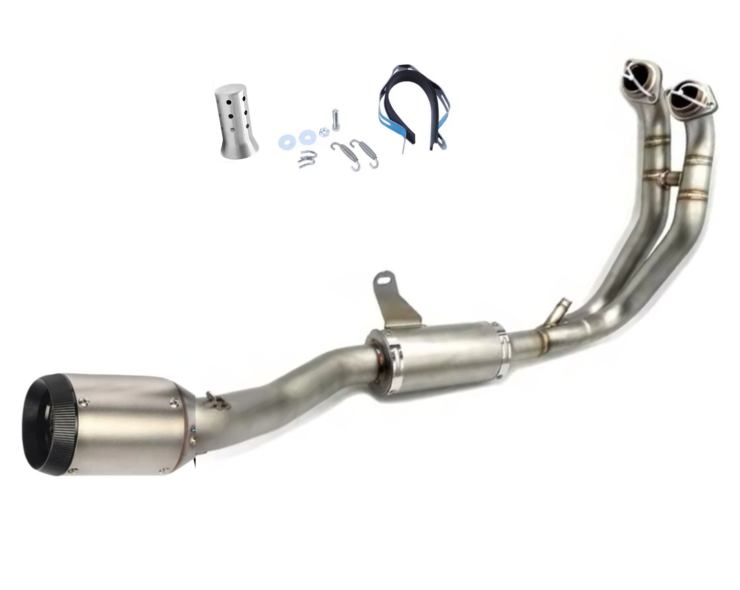 Línea Completa Artesanal Aprilia RS457/ TUONO 457 (2024-2026) Acero Inoxidable
