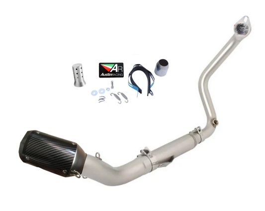 Línea Completa Artesanal Zontes 350R-350GK (2023-2026) Acero Inoxidable