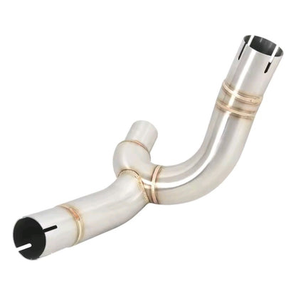 Ducati Monster 937-950 (2021-2026) Handmade Catalytic Converter Delete Pipe - Stainless Steel
