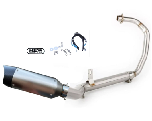 Línea Completa Artesanal Aprilia RS/ Tuono 125 (2012-2026) Acero Inoxidable