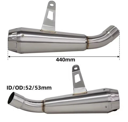 Secção final Slip-On Kawasaki Z900 (2017-2025) Aço inoxidável