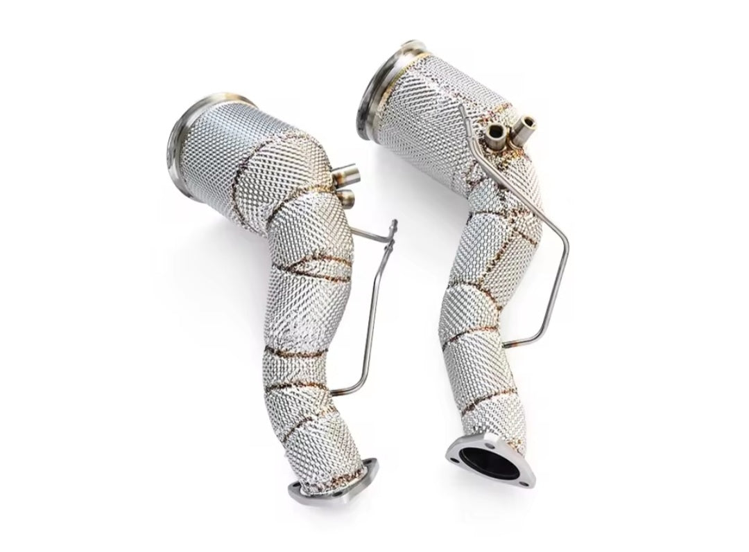 Downpipe Artesanal Audi RS6 / RS7 C8 - 4.0T Acero Inoxidable