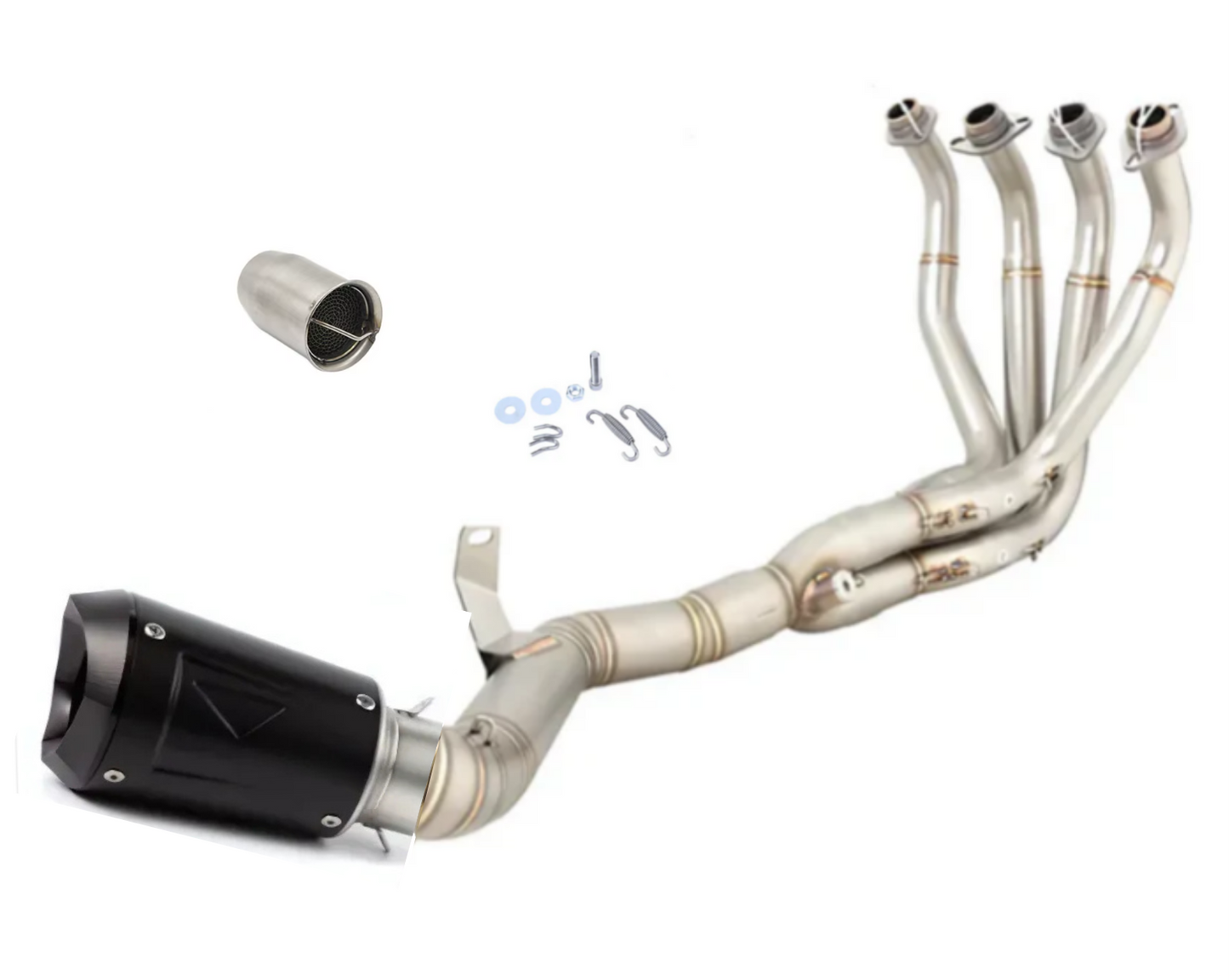 Línea Completa Artesanal Kawasaki Z900E A2 (2017-2026) Acero Inoxidable