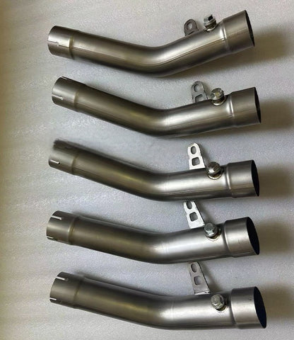 Handcrafted Catalytic Converter Delete Kawasaki ZX-6R (2024-2026) Stainless Steel