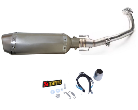 Linha completa de peças artesanais em aço inoxidável para Yamaha Xmax 300/ Tricity 300 (2017-2025).