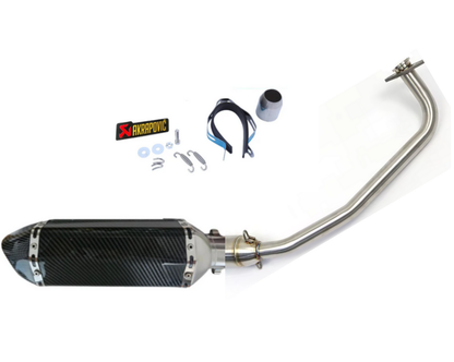 Gama completa de peças artesanais em aço inoxidável para Honda Forza 125/ PCX/ SH125 (2014-2020).