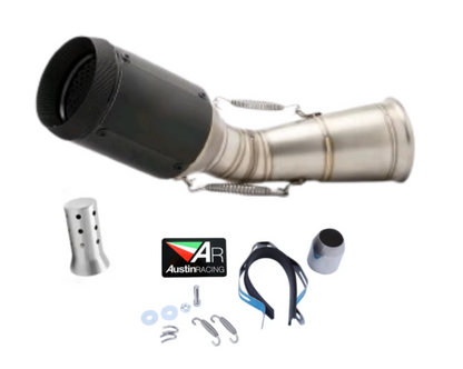 Secção final Zontes 703 RR Slip-On (2025-2026) em aço inoxidável