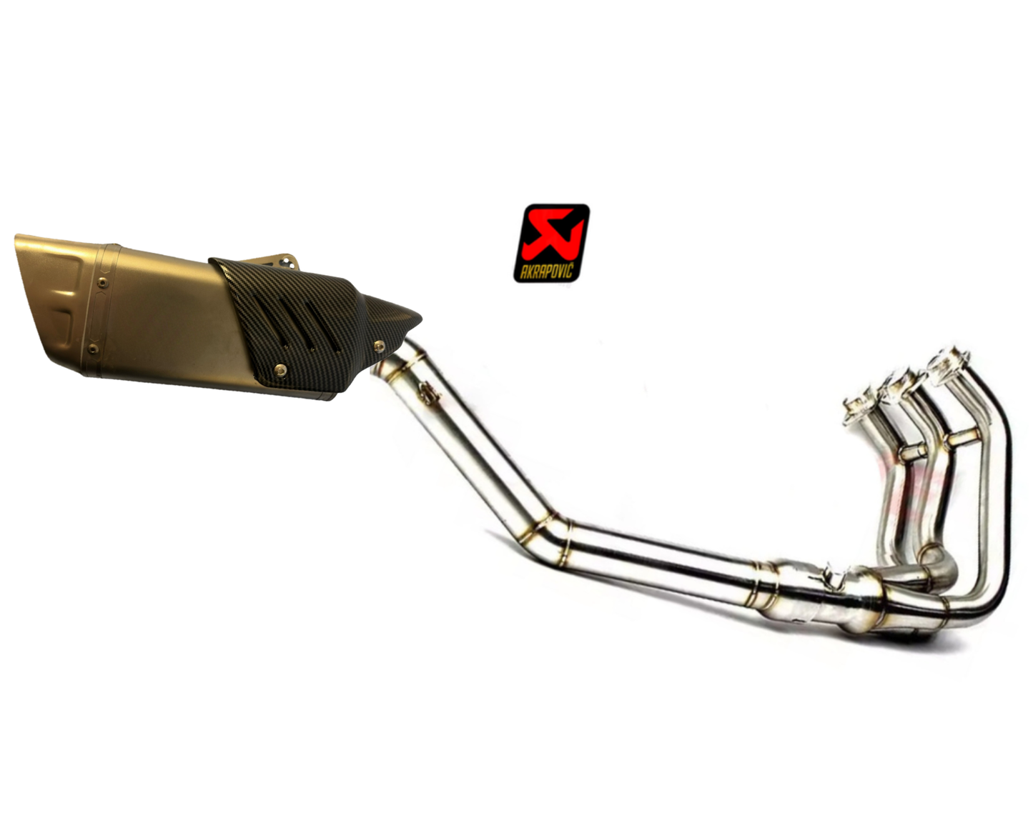 Línea Completa Artesanal Yamaha Tracer 9, MT09, XSR900 (2014-2020) Acero Inoxidable