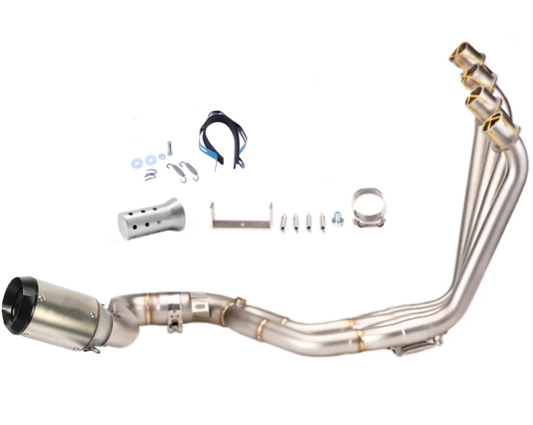 Línea Completa Artesanal Honda CB650R/ CBR650R (2019-2026) Acero Inoxidable