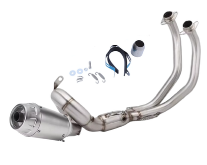 Línea Completa Artesanal Yamaha MT-07/ R7/ Tracer 7/ XSR700 (2014-2026) Acero Inoxidable